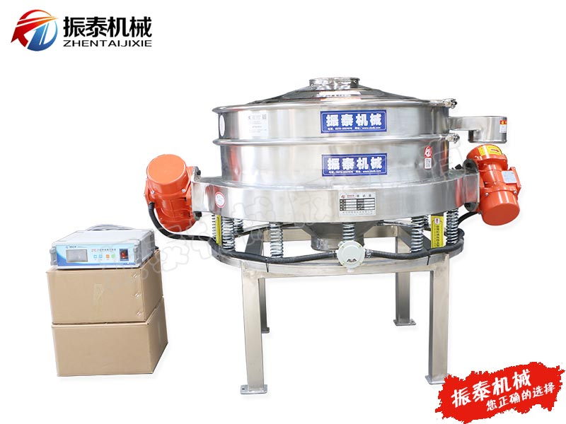 PVC钙粉混合物直排振动筛