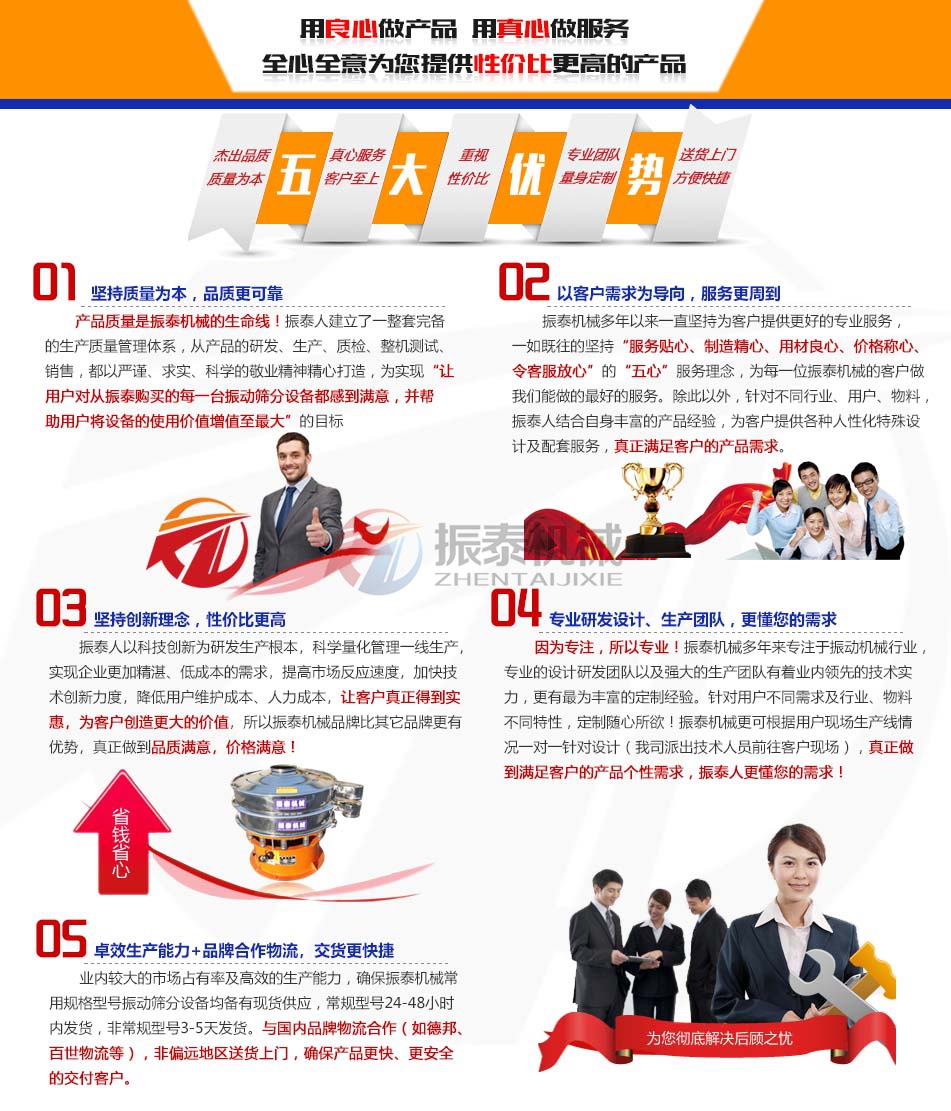 振泰机械五大优势