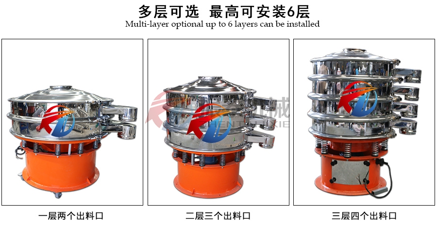 涂料圆形振动筛多层可选
