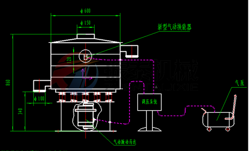 气动振动筛工作原理